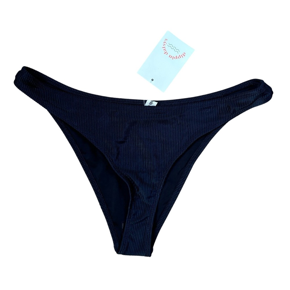 Dippin' Daisys Nocturnal Bikini Bottom Size‎ XL in Black